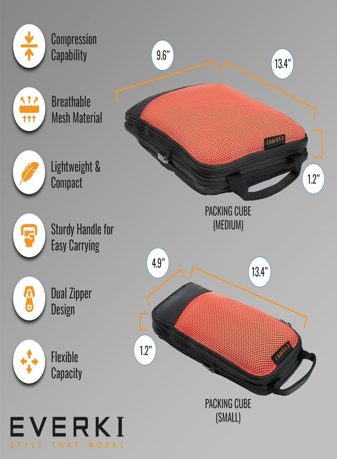 EVERKI Compression Packing Cubes - 18.2L Lightweight Compressible Mesh Packing Cubes for Travel, Durable & Compressed Travel Organizer for Luggage, Backpack & Suitcase, Premium Compression Bags, 3 Set - Image 5